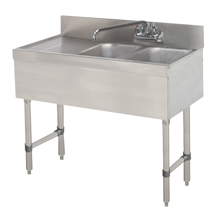 Advance Tabco Free Standing Bar Sink with Faucet | Wayfair